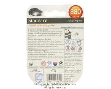 NEW Philips BC9679 880 Halogen 1-Pack 880B1