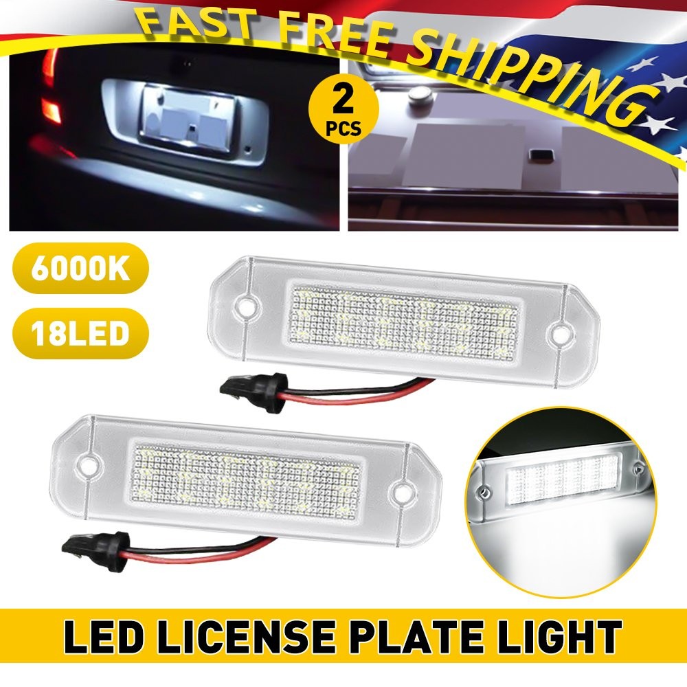 AUXITO LED License Plate Lamp for 92-00 Civic Honda Door 2 Coupe Rear Tag Light