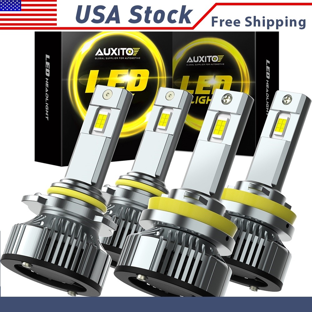 60000LM 9005 H11 LED Combo Bulb Headlight for Peterbilt 579 High Low Beam 4/8x