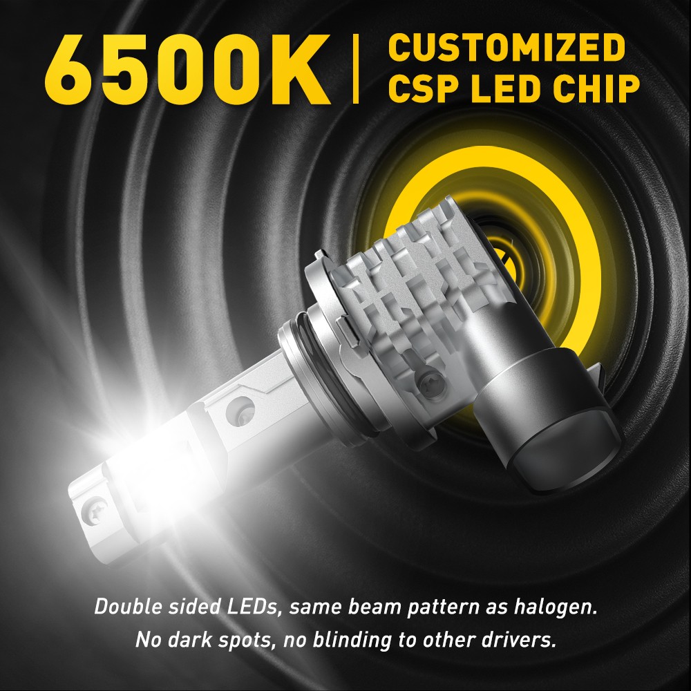 AUXITO 9006 LED Headlight Conversion Bulb Kit Low Beam White Super Bright 6500K