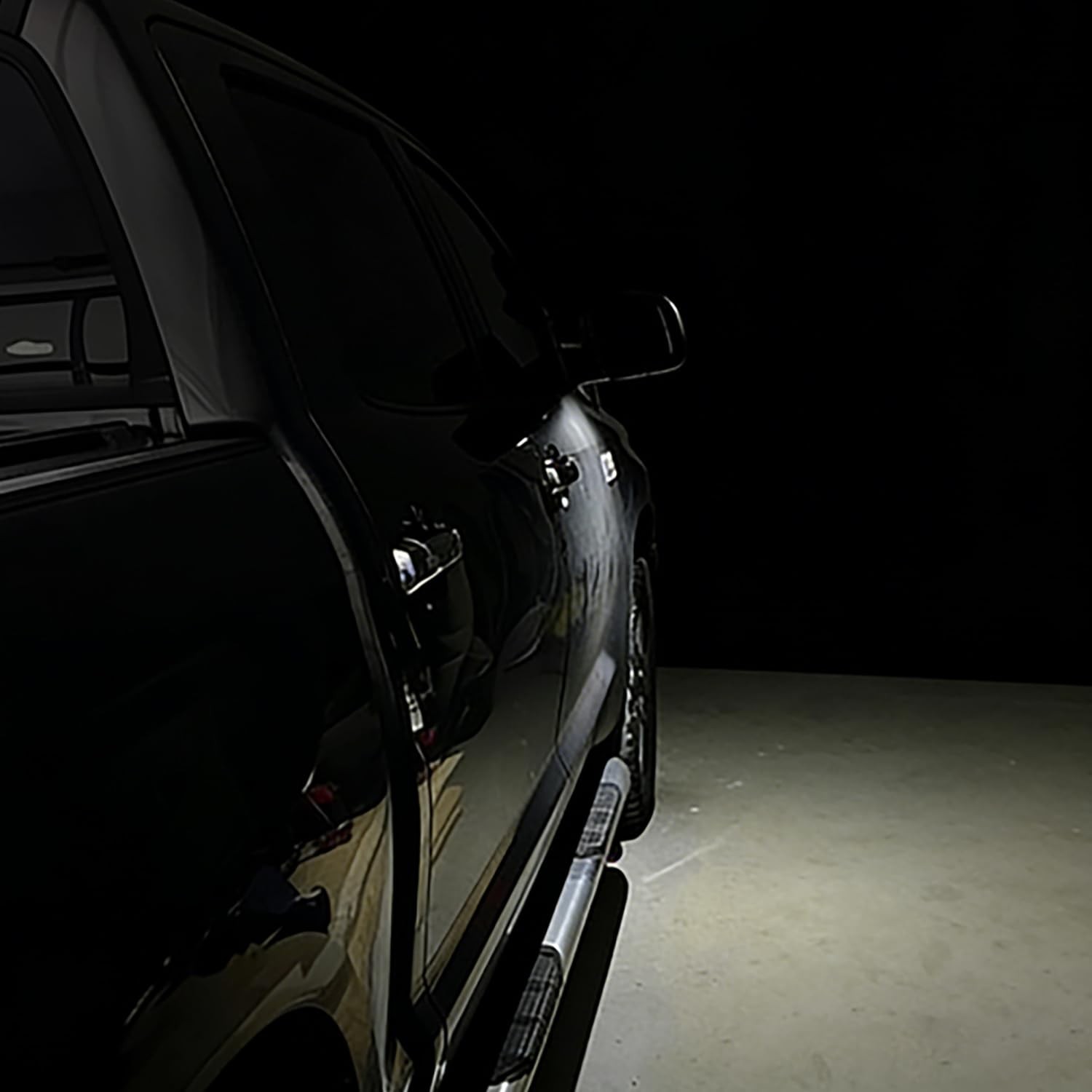 LED Side Mirror Puddle Lights for Toyota Tundra & Sequoia 2007-2020, 6000K White