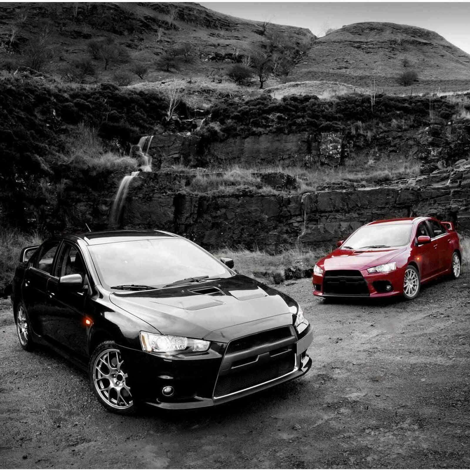 Amber Side Marker & Red Tail Brake Turn Signal Lights For Mitsubishi Lancer EVO