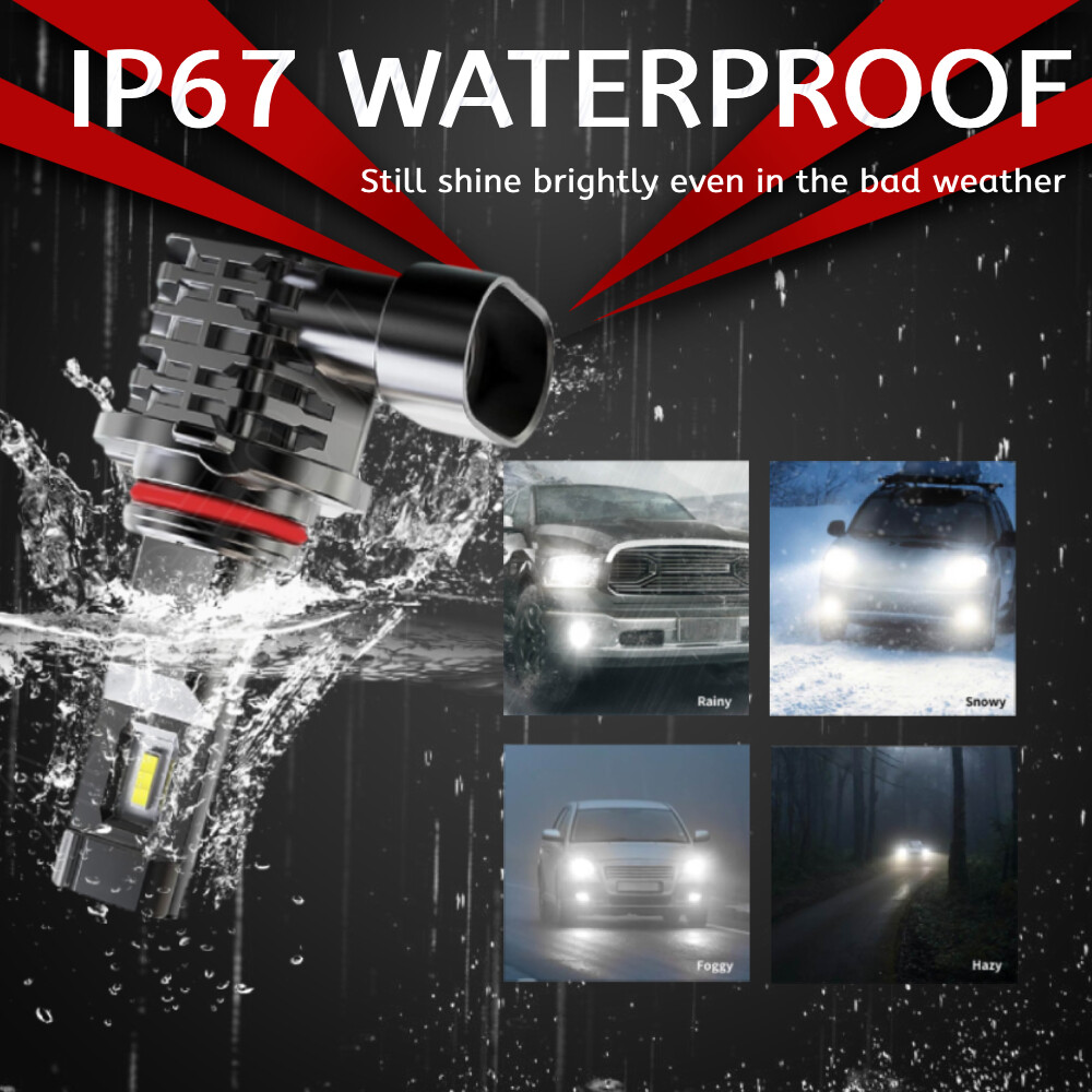 LED Headlights High Low Beam Bulbs 72000LM For Chevy GMC C1500 K1500 1990-1999
