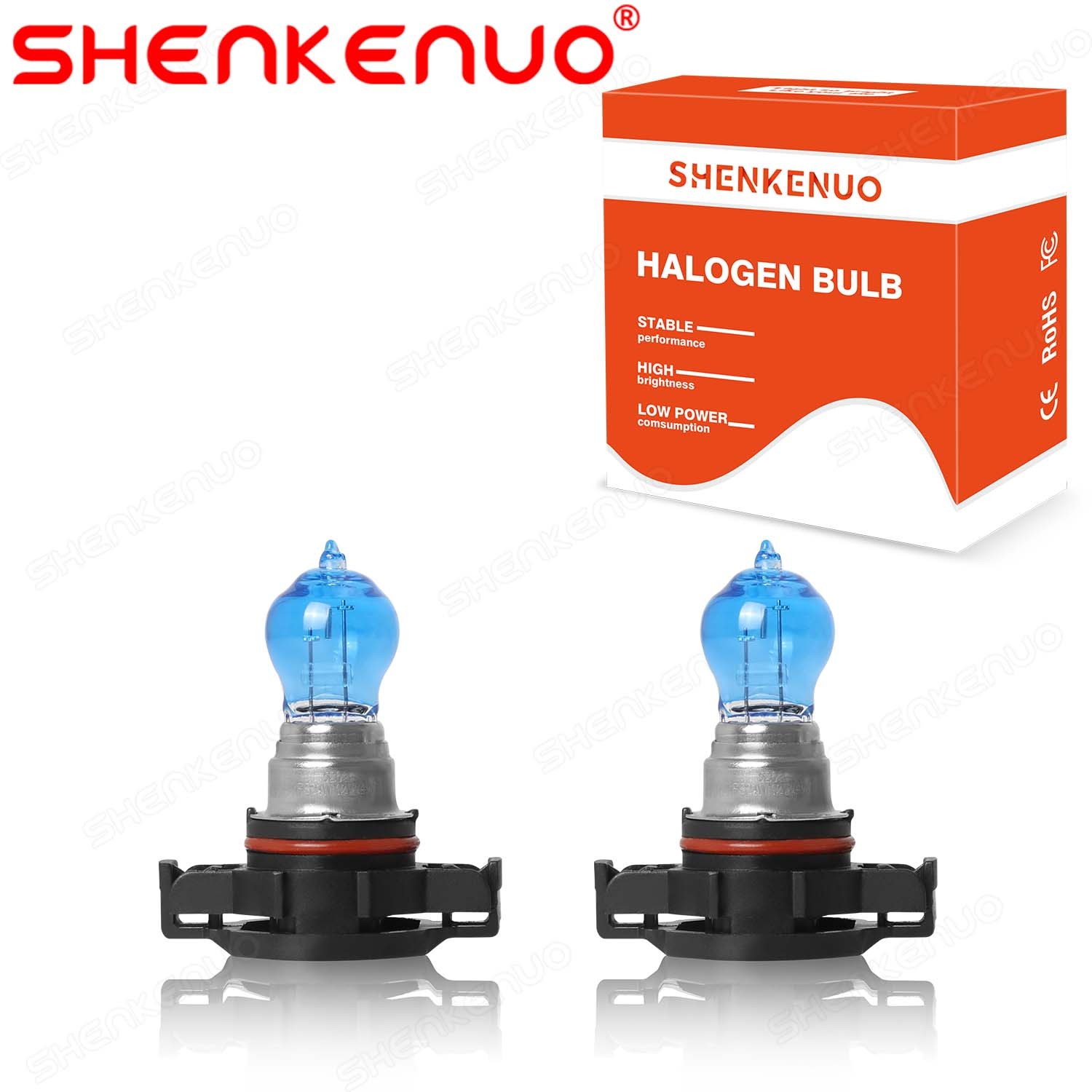 2X H16 5202 Halogen Fog / Driving Light Bulbs 4200K For GMC Canyon 2015-2021