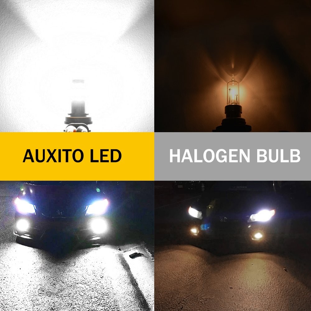 AUXITO 9006 LED HB4 Headlight Kit Bulbs Light Head Replace Lamp Globes White 2x