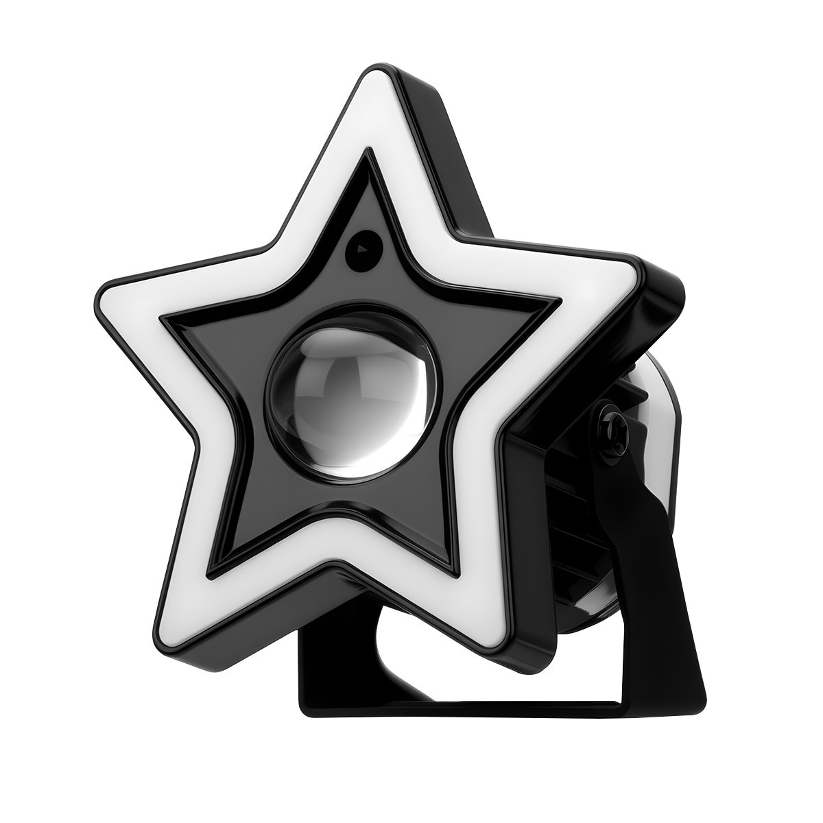 Motorcycle LED External Headlight Seven Color Star Shaped Front Spotlight