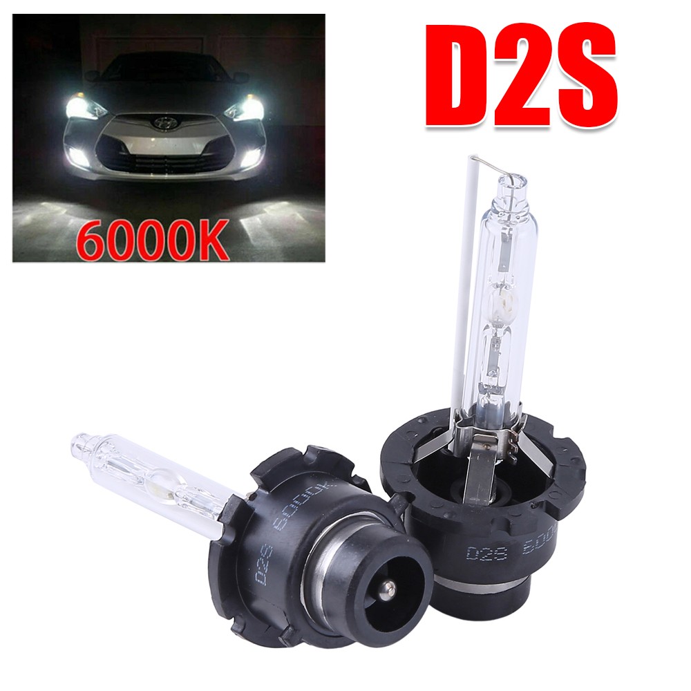 6000K D2S D2R D2C HID Xenon Bulbs Headlight High Beam Low Beam Bulb Plug & Play