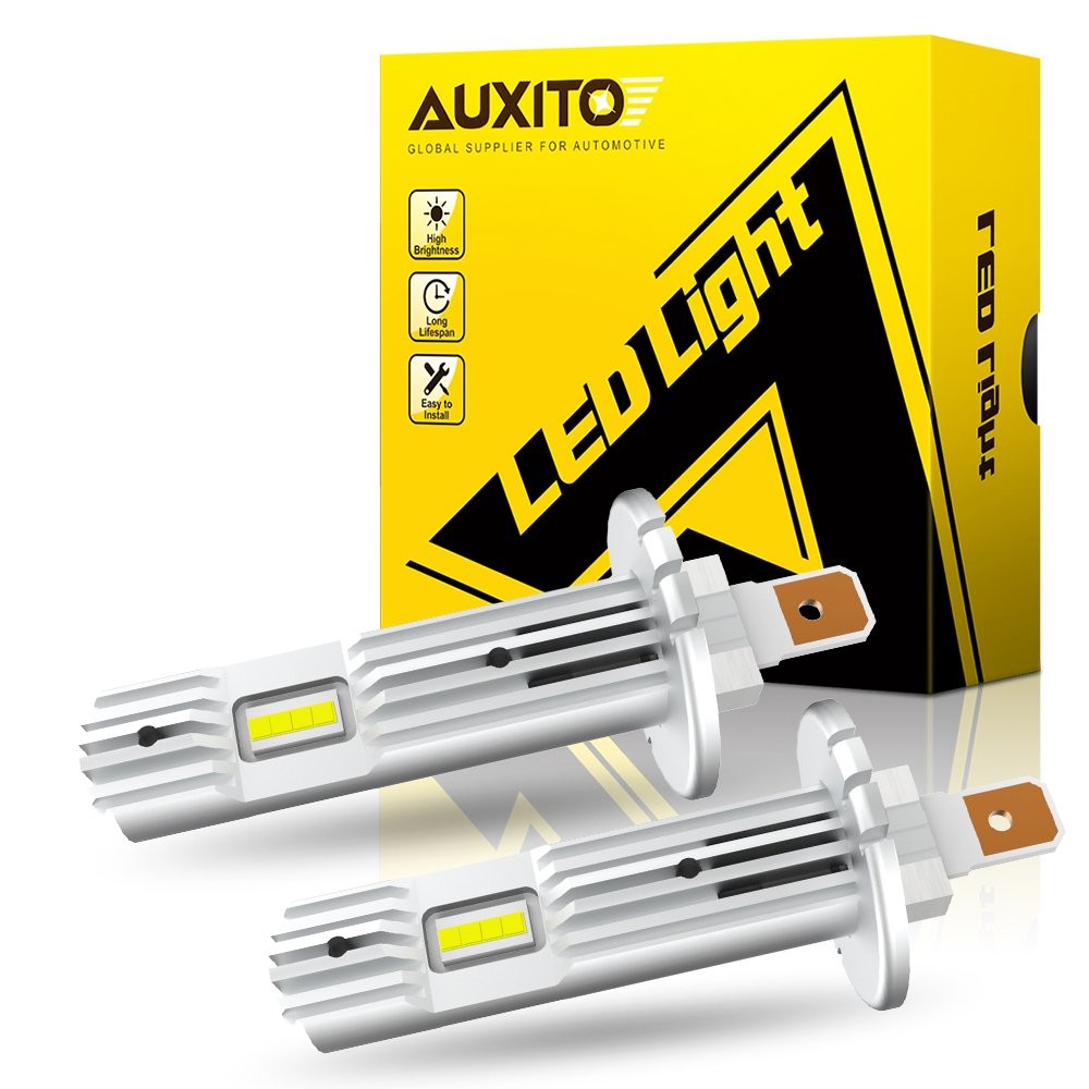2-20PCS FREE AUXITO H1 LED ERROR Headlight Bulb High Low Kit Beam 20000LM 6500K