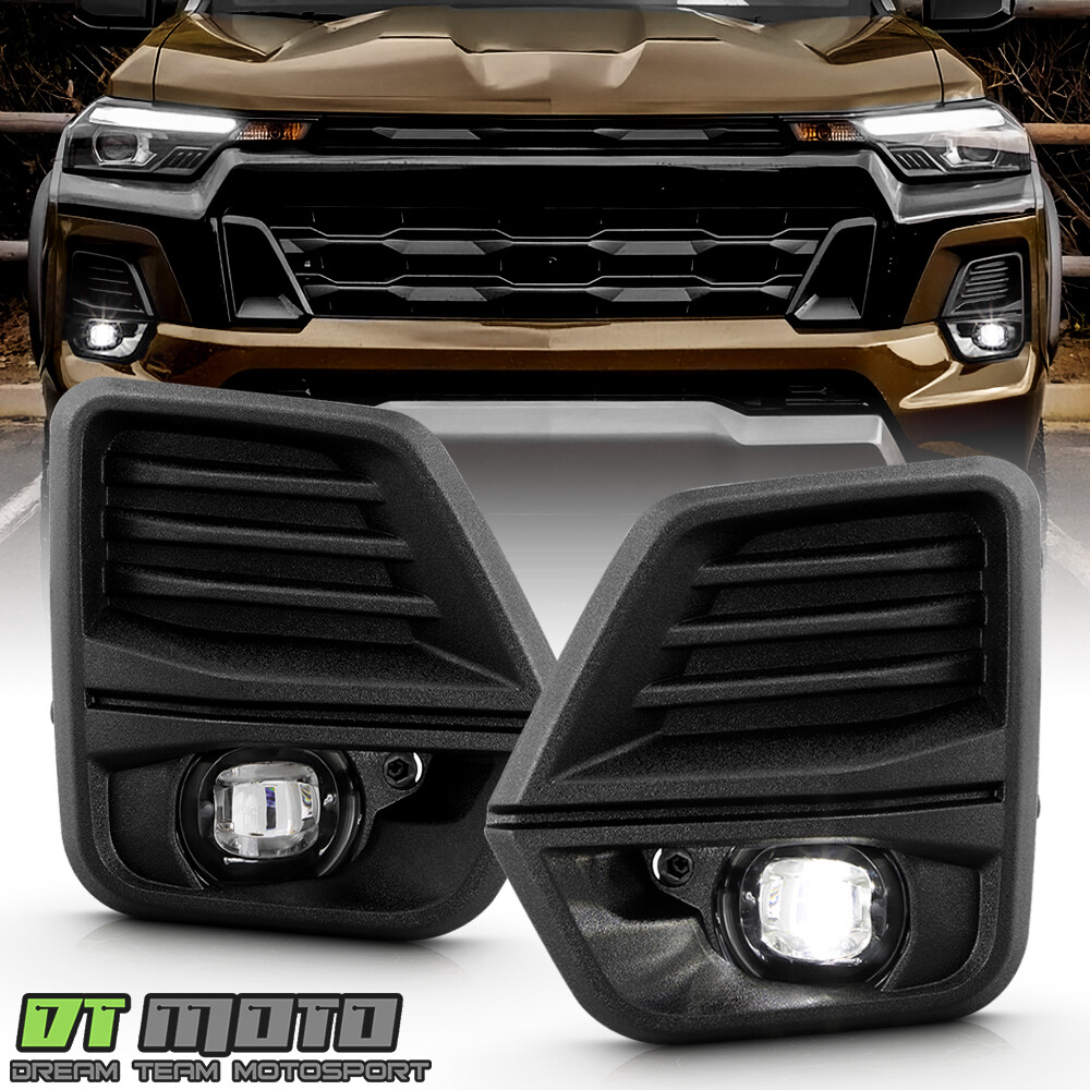 For 2023-2025 Chevy Colorado LED Bumper Fog Lights Driving Lamps w/ Switch Pair