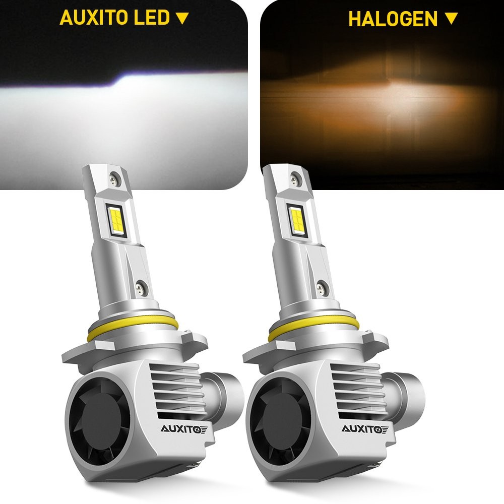 AUXITO 9012 HIR2 LED Headlight Bulb High Low White Super Bright Beam 80000LM Q16