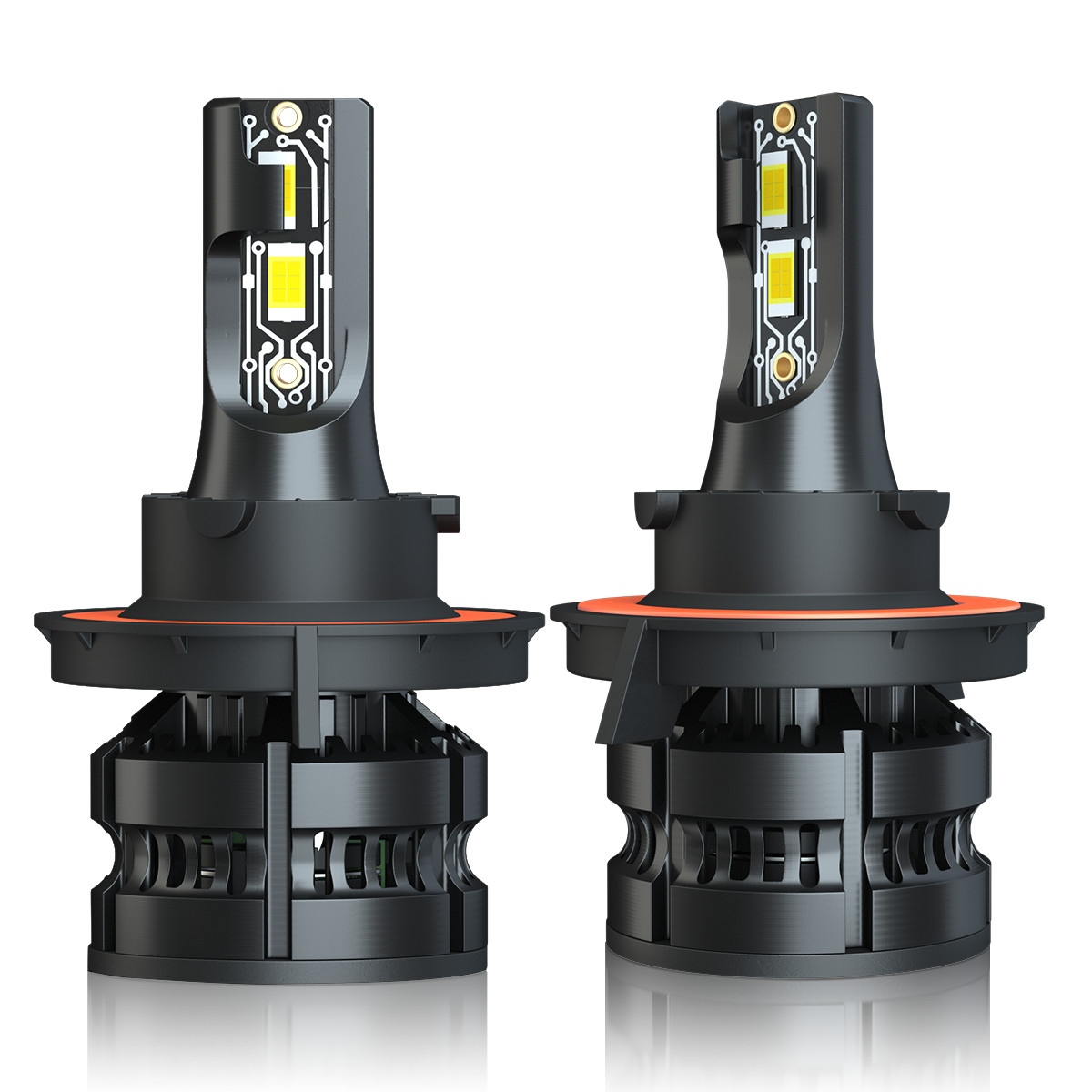 For Chrysler Aspen 2007-2009 Combo 9008 H13 9145 LED Headlight Fog Light 4xBulbs
