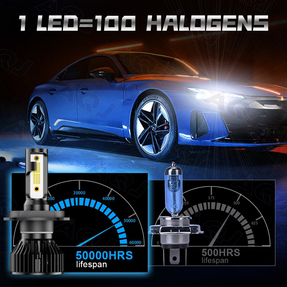 7×6″inch LED Headlights High-Low DRL Sealed 5X7″ For Chevrolet G20 1981-1995