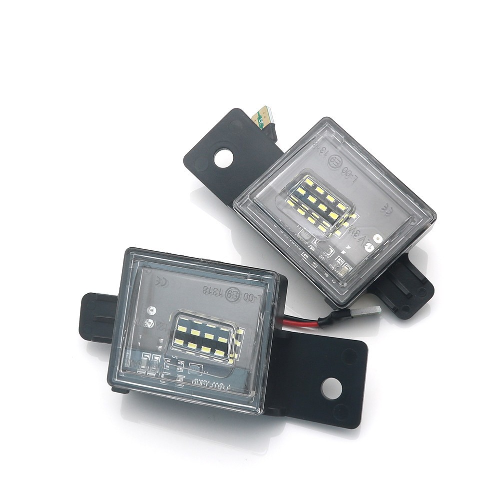 Car For 2015-2021 Chevrolet Colorado Rear 18 LED Number License Plate Light 2PC