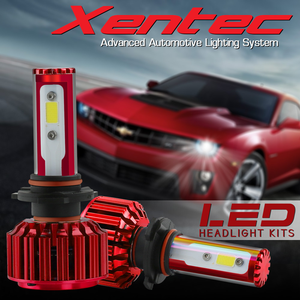 New LED CSP Kit Headlight Hi/Lo H4 HB2 9003 6000K 80W 8000LM Whilte Bulbs Pair