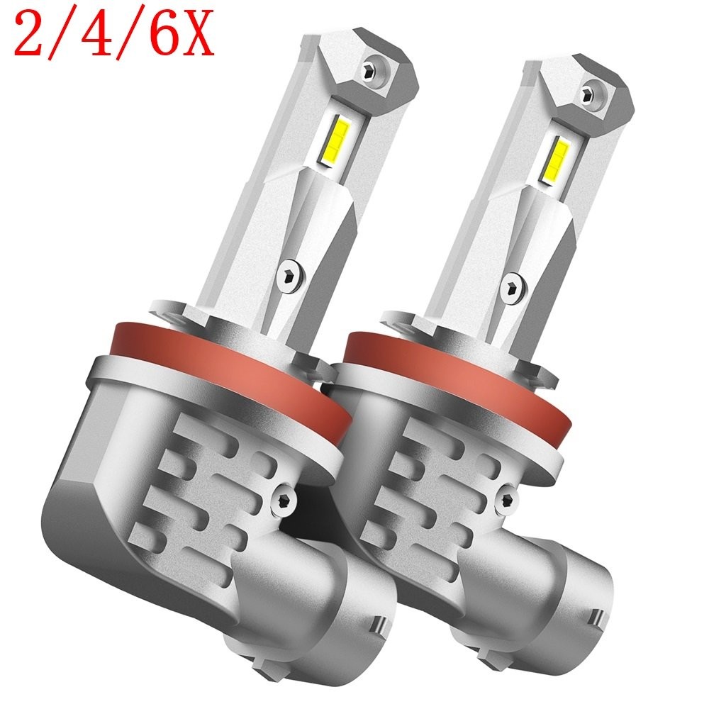 2/4/6X Combo2 H11 H8 LED Headlight Kit Super Bright Low Beam Bulb Canbus 6500K