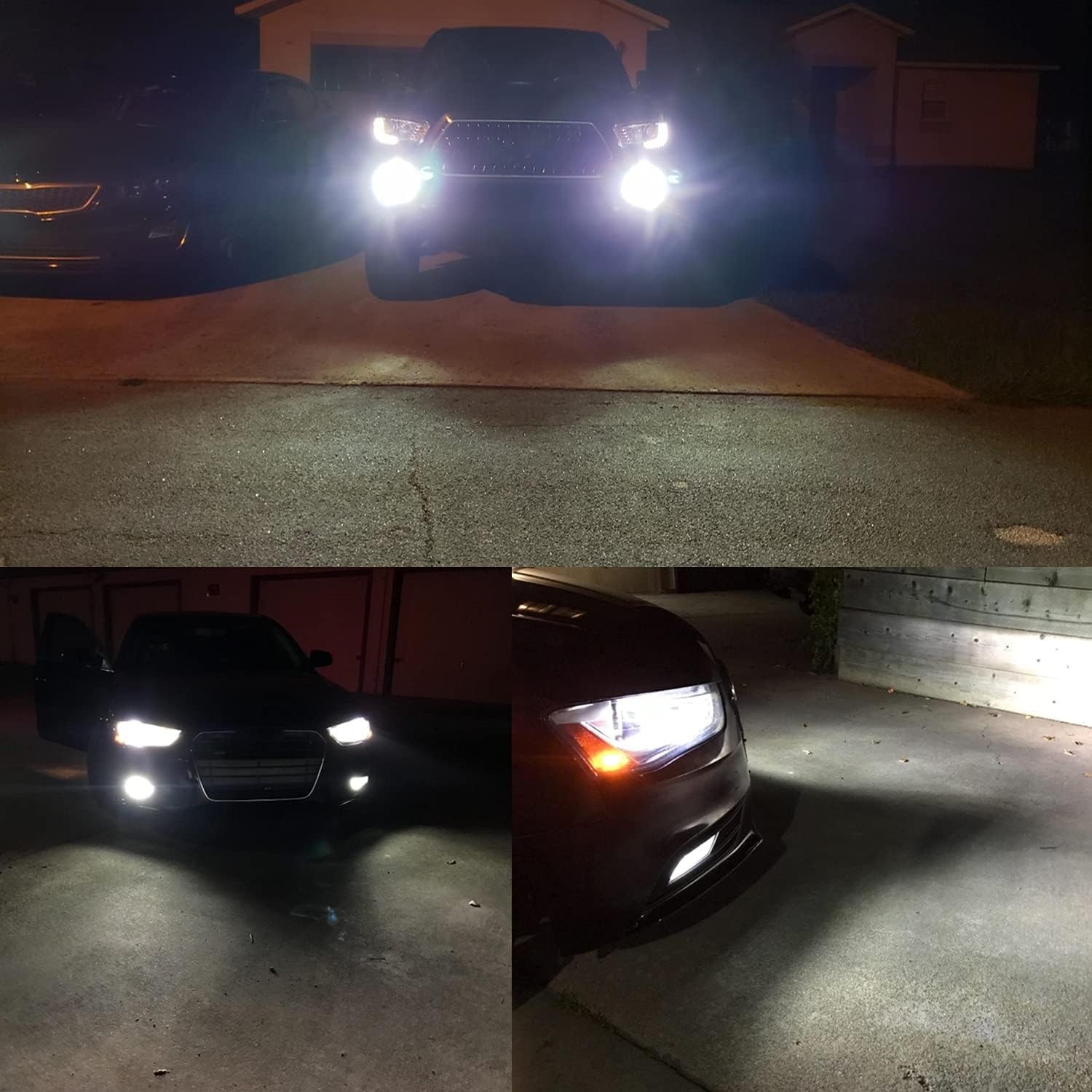 Upgrade Your Fog Lights: 2504 LED Bulbs, 6000K White Light, Long Life 30,000 hrs