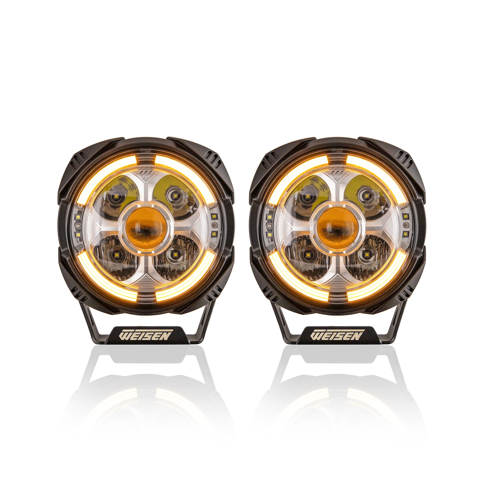 3.5/5“/7″ Round LED Driving Work Lights Ditch Spot Flood Pods Head Lamp & Cover