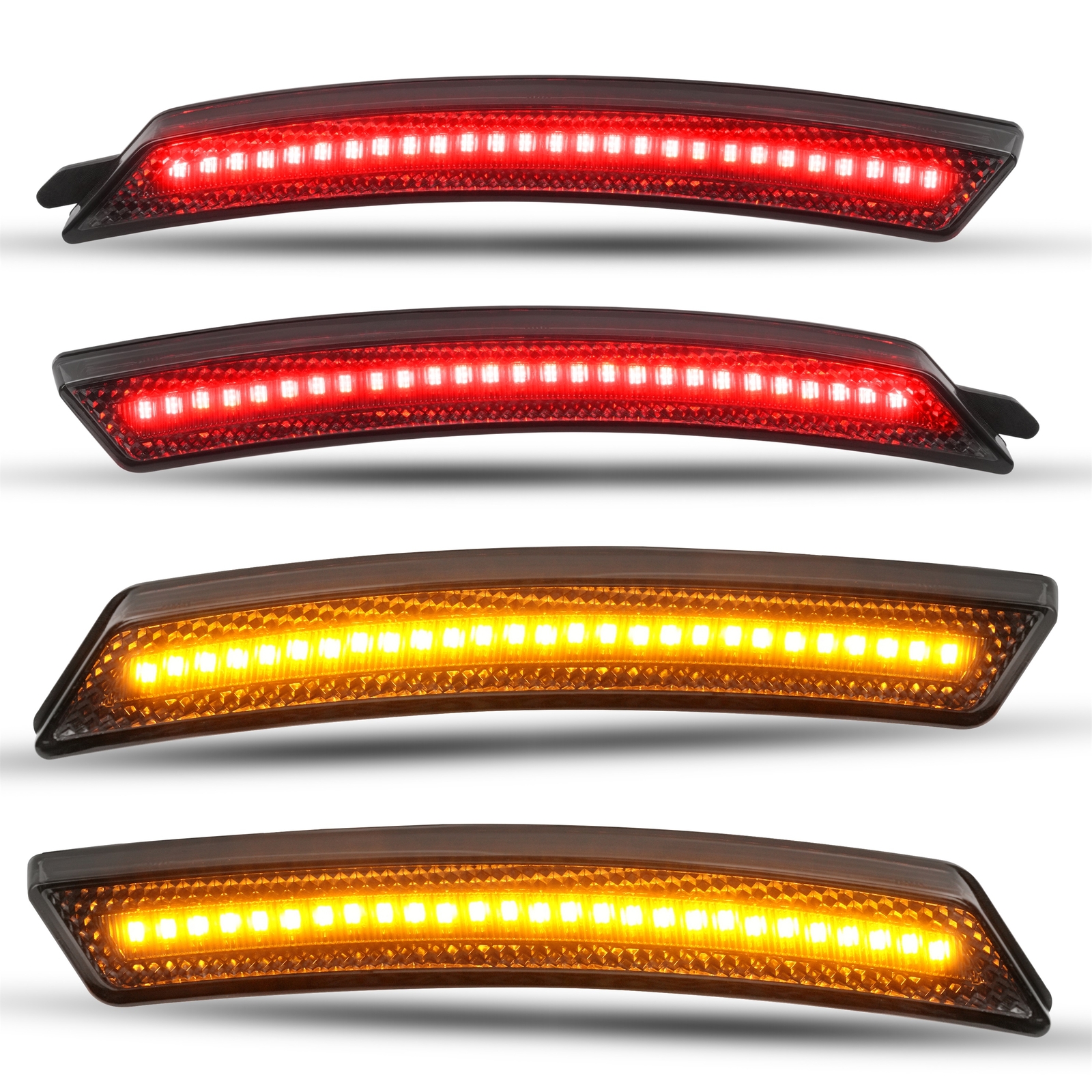 4PCS For Mini Cooper R55 R56 R57 R58 R59 R60 Front Rear LED Side Marker Lights