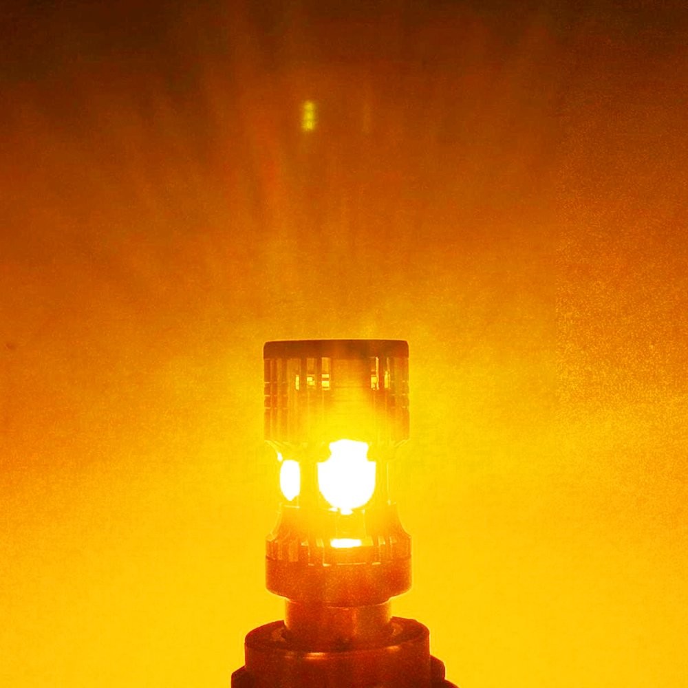 AUXITO BAU15S 8-LED Turn signal light Amber 2400LM Super Bright Universal 12V Ca
