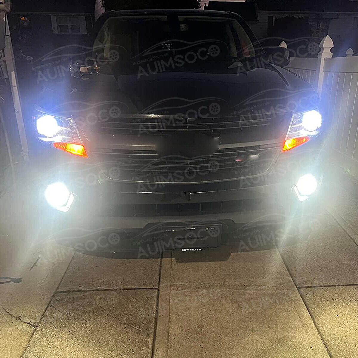 White LED High+Low Beam Headlight Lights Bulbs For 2017 2018 2019-2021 F250 F350