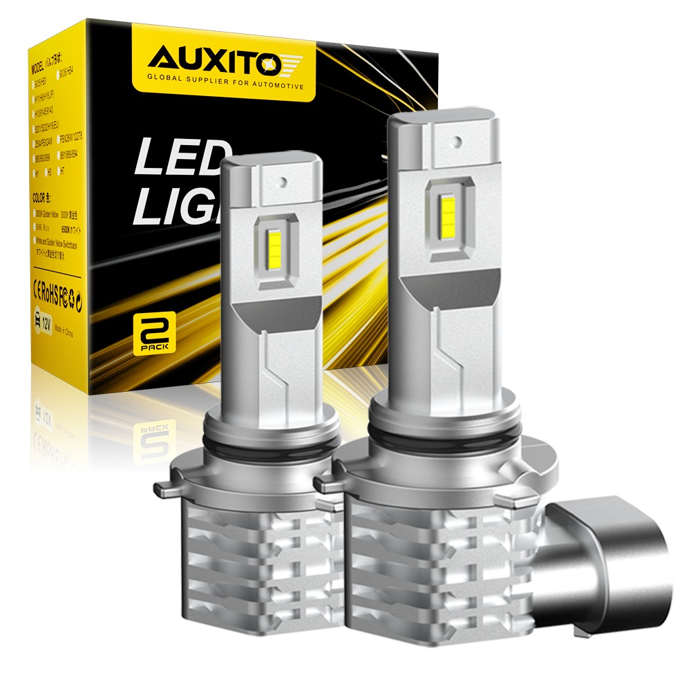 AUXITO 9006 LED Headlight Bulbs High/Low Beam Super Bright White Kit Fog Light K