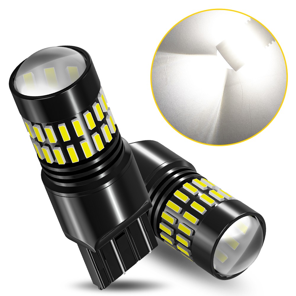 2X AUXITO 7443 7440 LED Back Reverse up Tail Signal Light Stop Light Bulb CANBUS