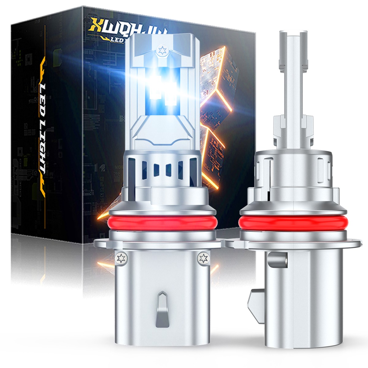LED Headlight Bulb HiLo Beam For 2011-2017 Peterbilt 382,w/ Beam Cutoff,OFF-ROAD