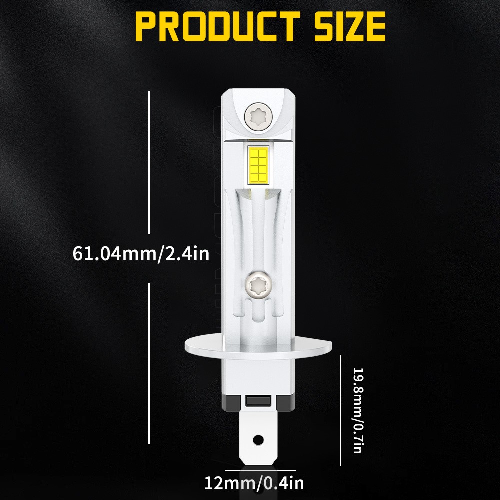 2X NEW CSP LED Headlight Bulbs Super power combo For BMW E30 E34 E24 E36 E38