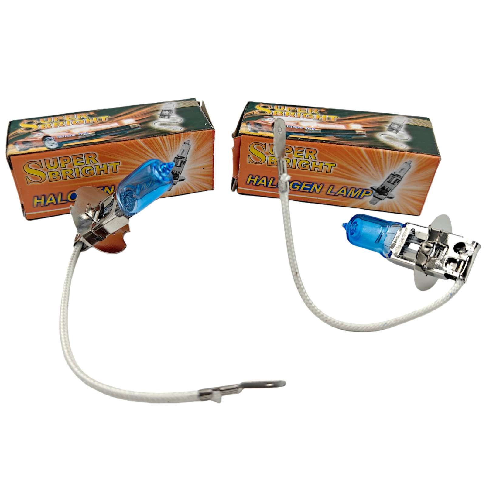 2x Mad-H3-100 Halogen Bulbs 12V 100W 6000K White Front Left Right Headlight Lamp