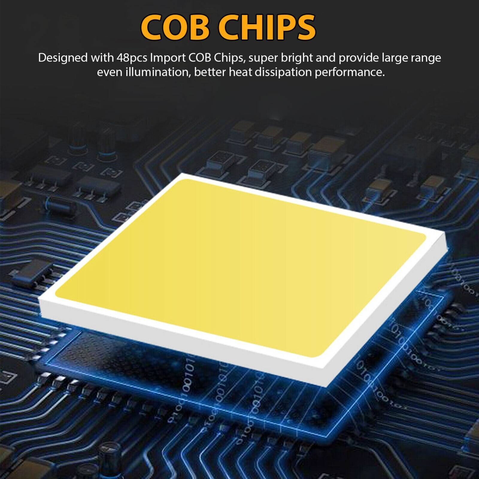 48SMD COB White Panel LED T10 Car Interior Panel Light 12V Dome Lamp Bulbs LOT