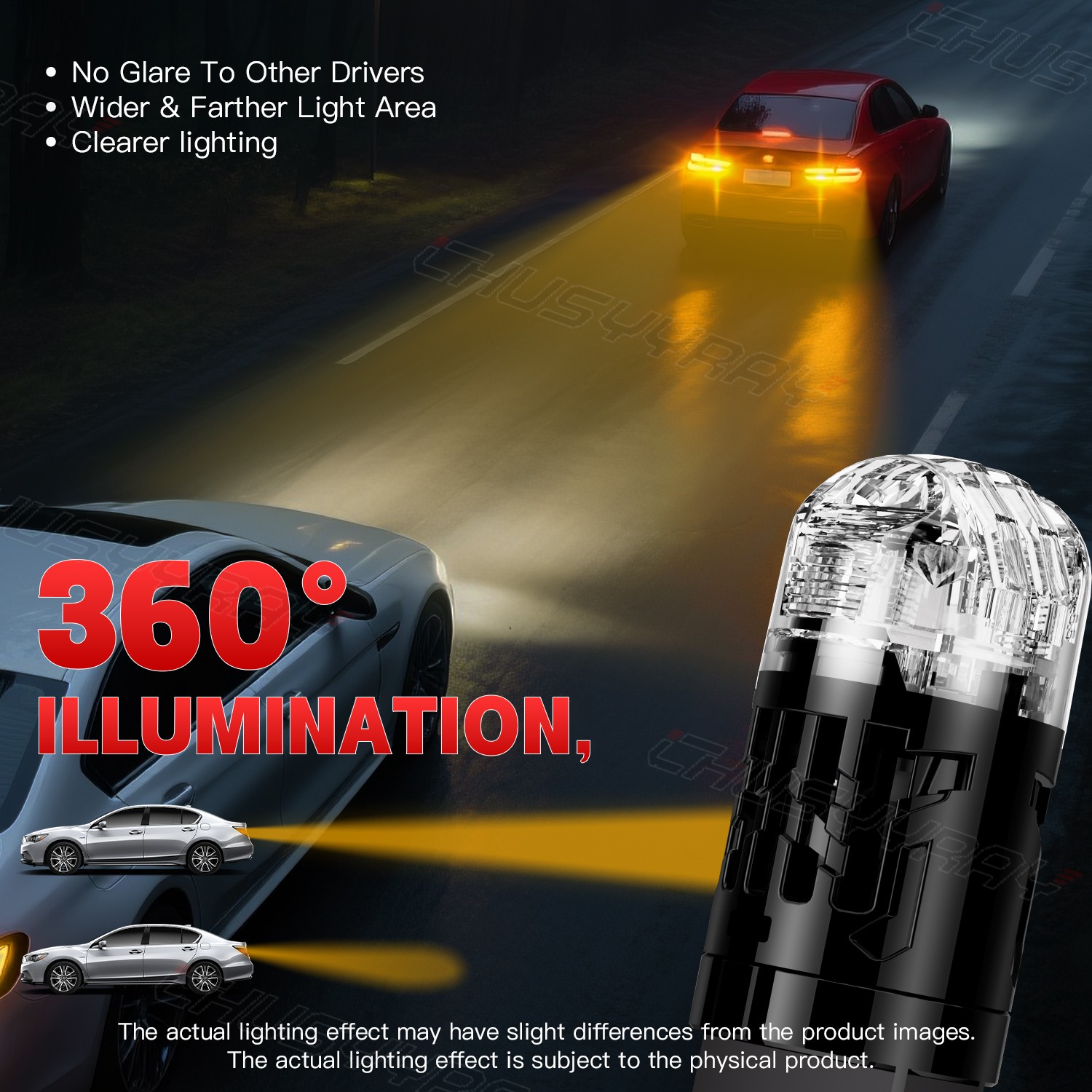 3000K Amber LED Bulbs 3157A For Ram 1500 2500 3500 Turn Signal Light