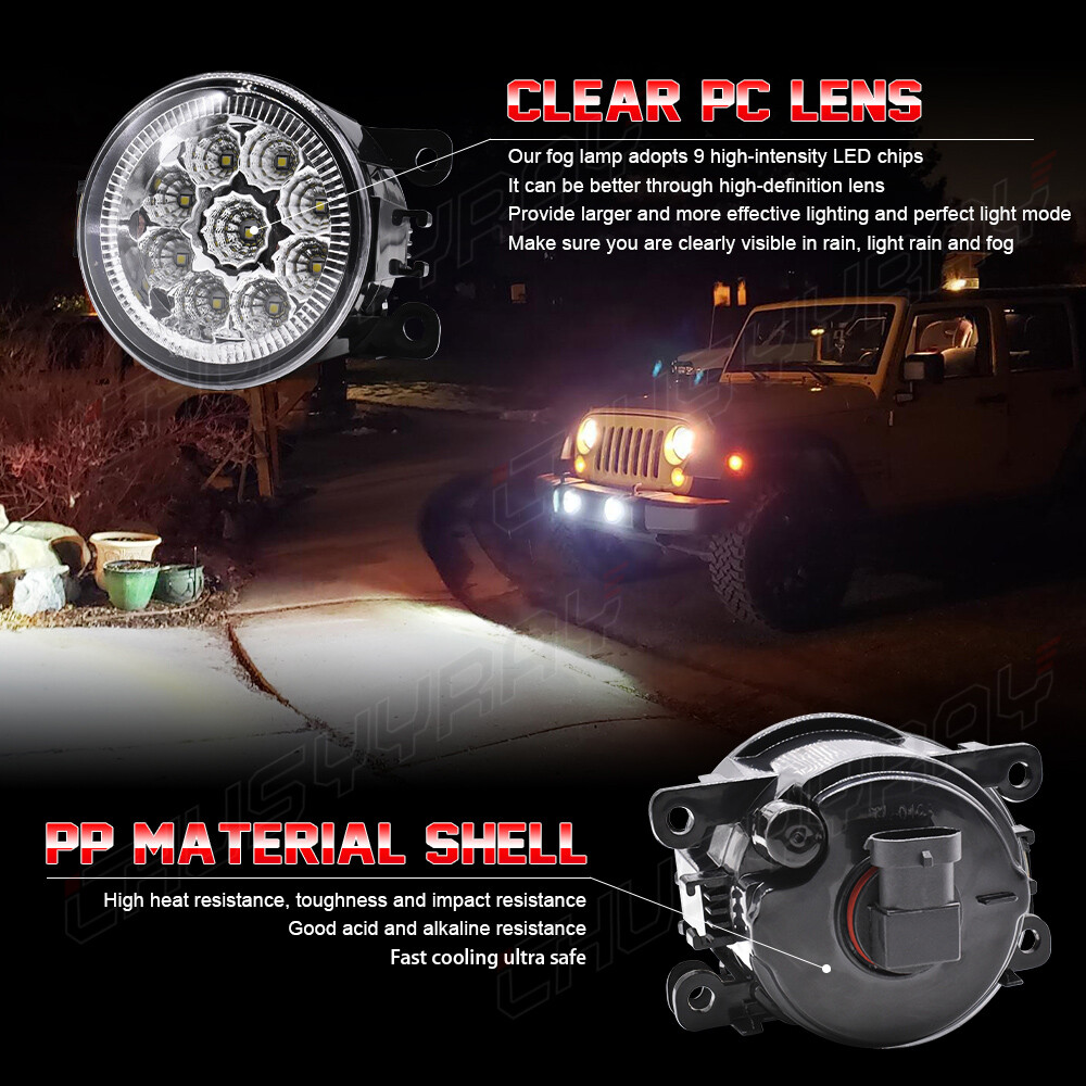 LED Front Left&Right Bumper Fog Light Driving Lamp For Acura TL 2012-2013 2014