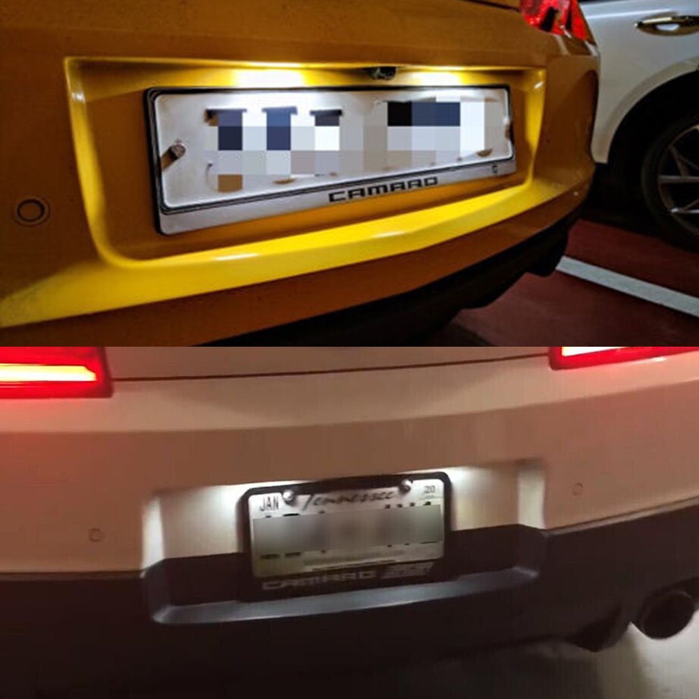 Fit Cadillac Chevrolet Buick GMC Acadia GMC Terrain LED License Plate Light 2Pcs
