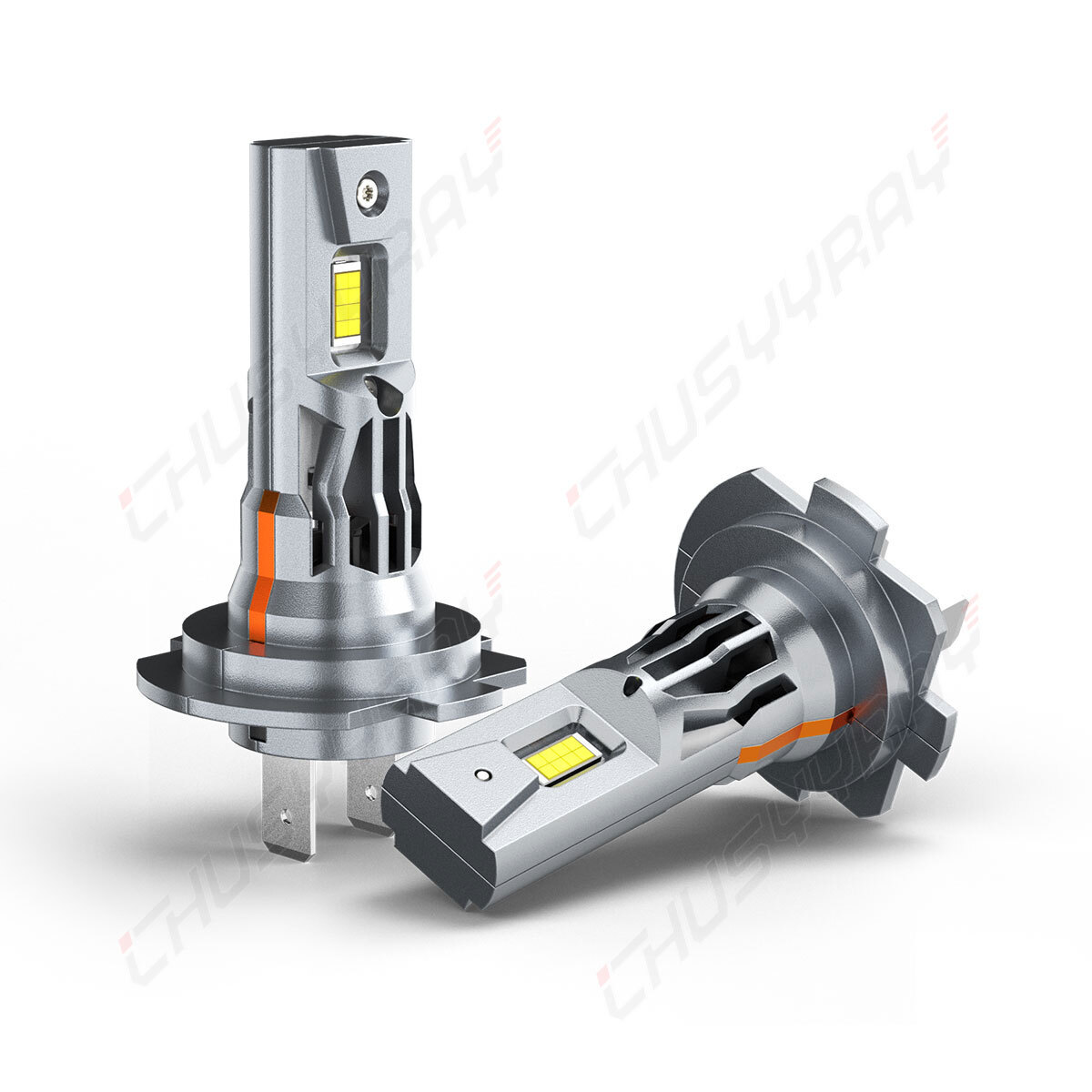 2x H7 LED Headlight Bulbs High Low Beam 6000K Super White CANBUS ERROR FREE