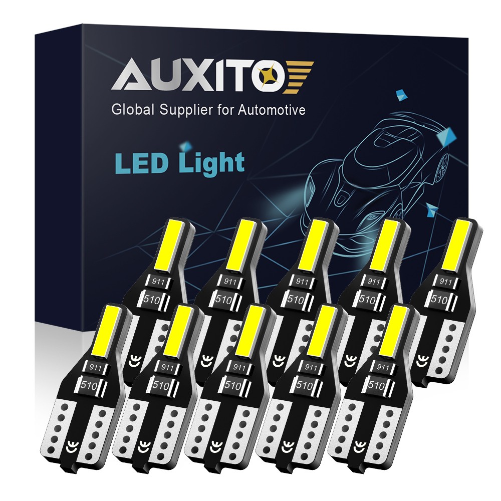 10-100x T10 LED Bulb 6000K White 360° Lighting No Dark Spots 194 W5W Plug & Play