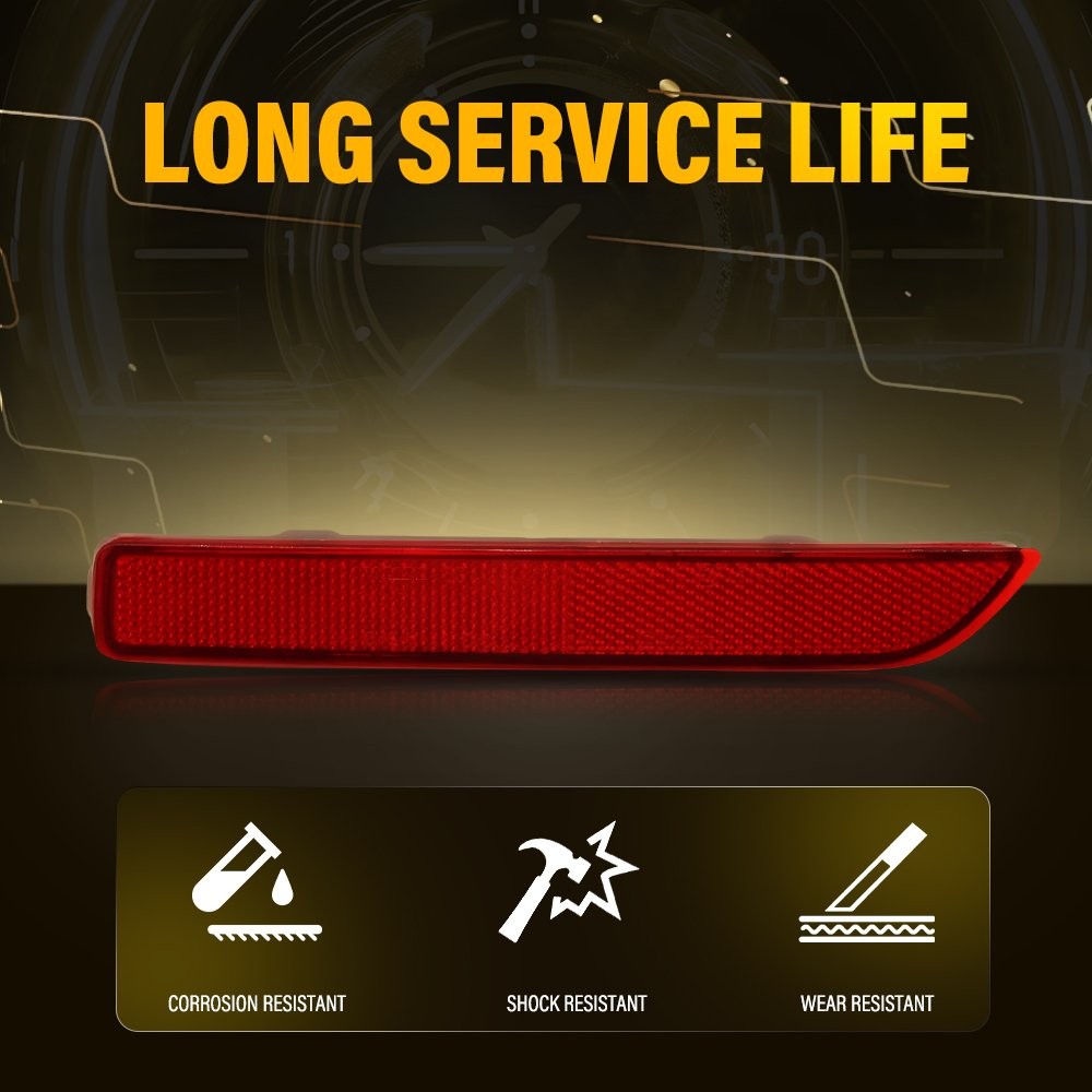 2PCS Rear Red Bumper Reflectors Light for 2020-2022 Sentra Nissan SR SV S 2.0L