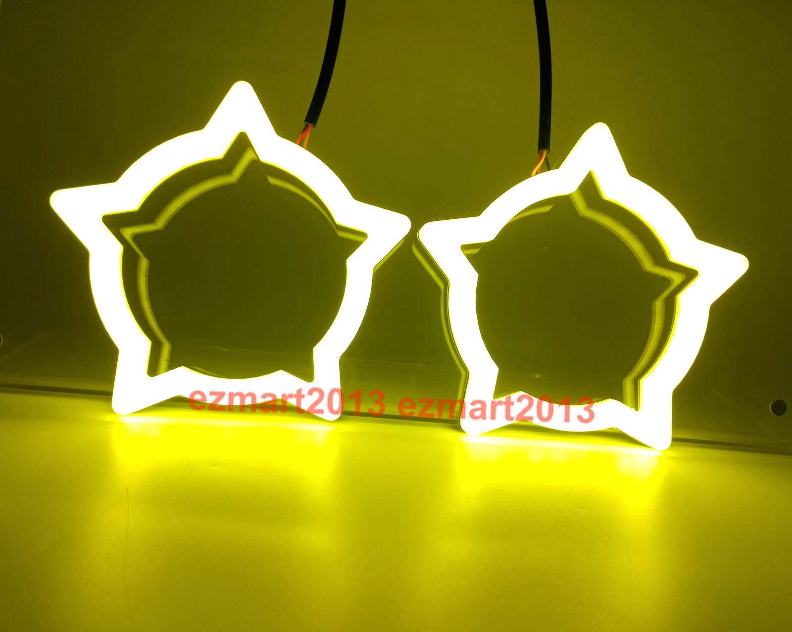 Flow chasing RGB star halo Dream color Turn Signal Flash Demon eye bluetooth DRL