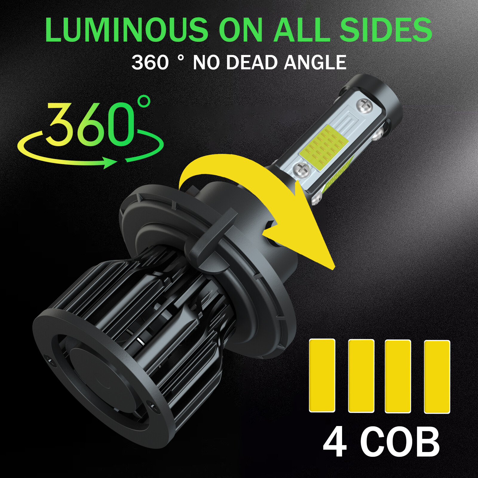 For Ford F250 F350 F450 2005-2019 – 6x 6000K White LED Headlight Fog Light Bulbs