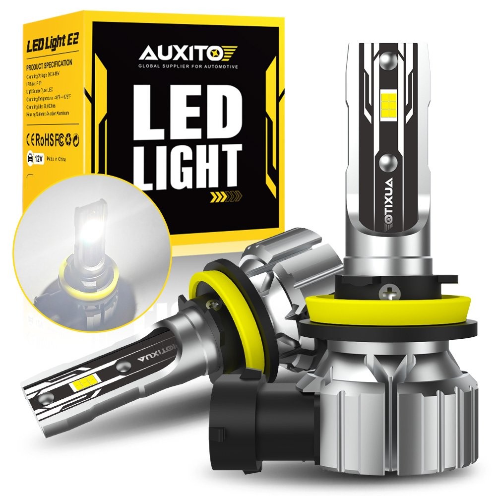 Auxito LED Headlight Combo High Low Beam Bulbs Kit Super White Bright Lamps Pair