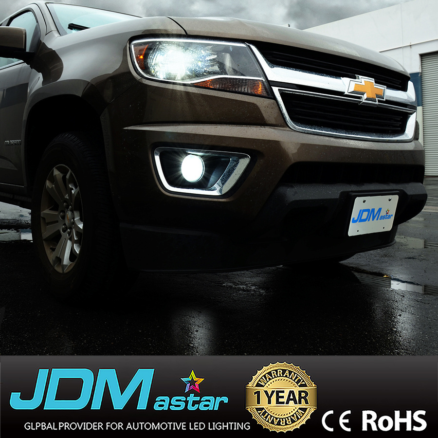 JDM ASTAR 2X 881 6000K White LED Fog Lights Driving Bulbs 886 889 894 896 H27W/2