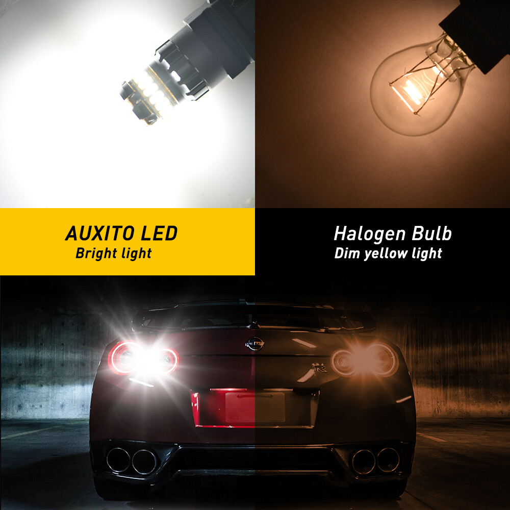 AUXITO 3157 4114 4157 LED DRL Driving Daytime Running Light Bulb White 23SMD EOA
