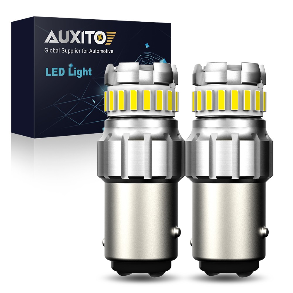 AUXITO Pair 1157 LED Front Signal Turn Parking DRL Light Bulbs White