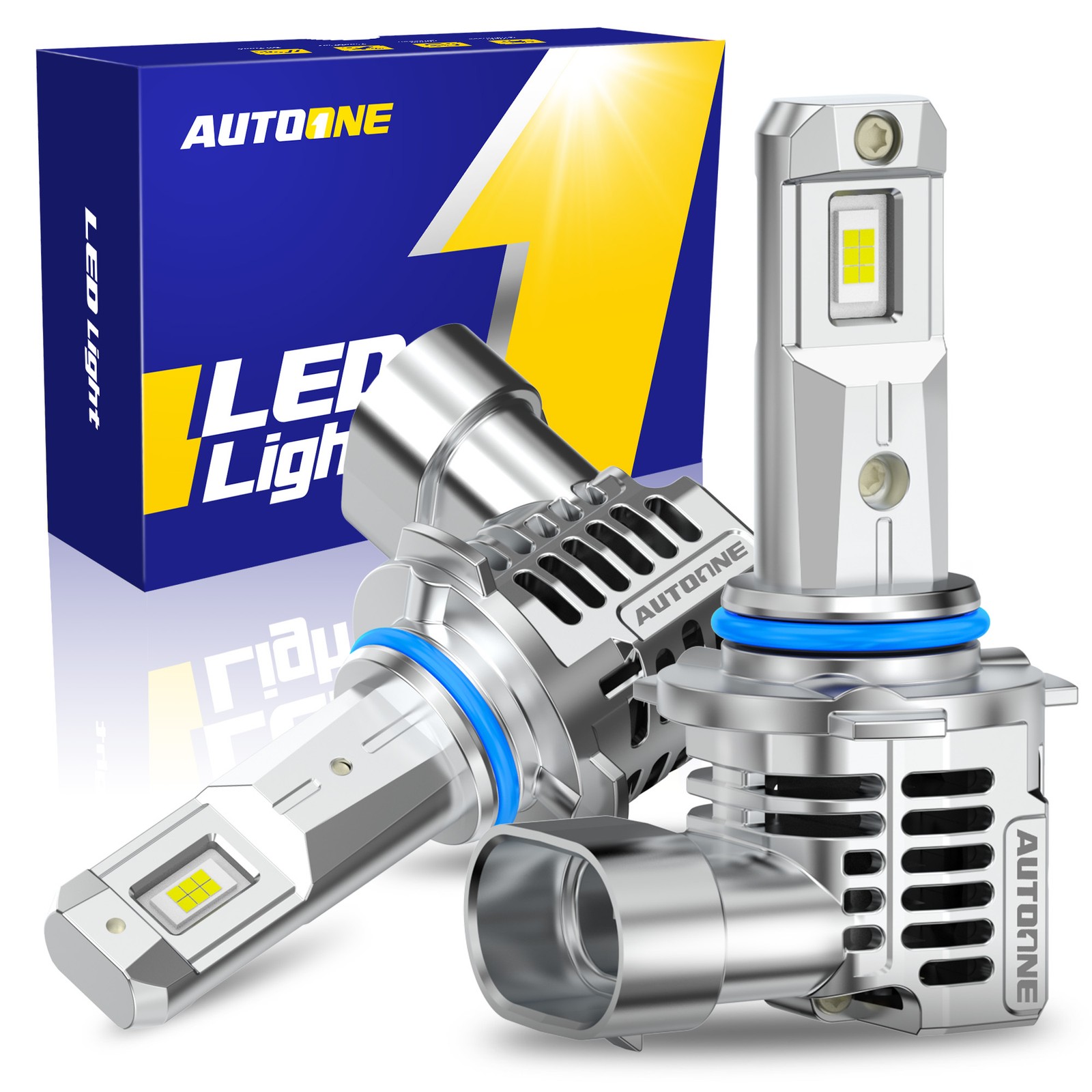 28000LM 9012/HIR2 LED Headlight Bulbs Super Bright White 6500K Plug & Play 2-6X