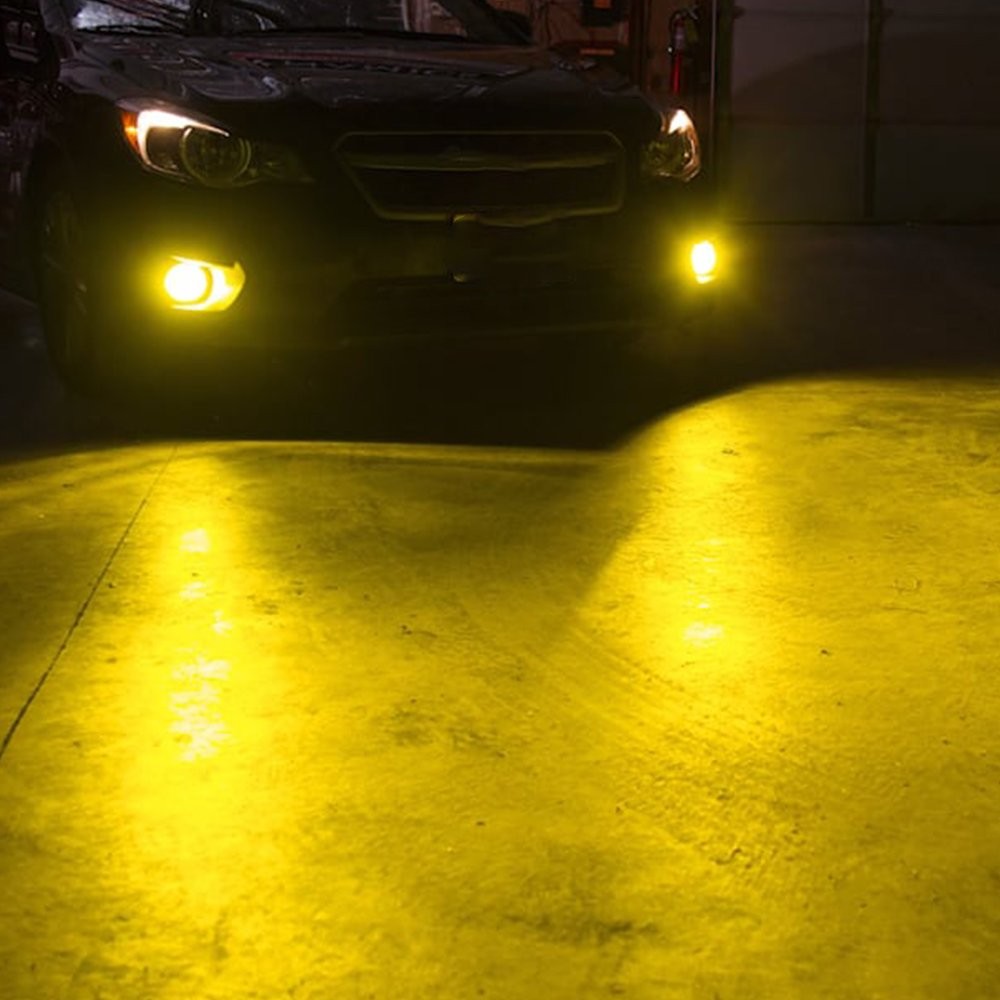 US H3 LED Fog/Driving Light New Bulbs Bright Yellow Bright Replacement 3000K