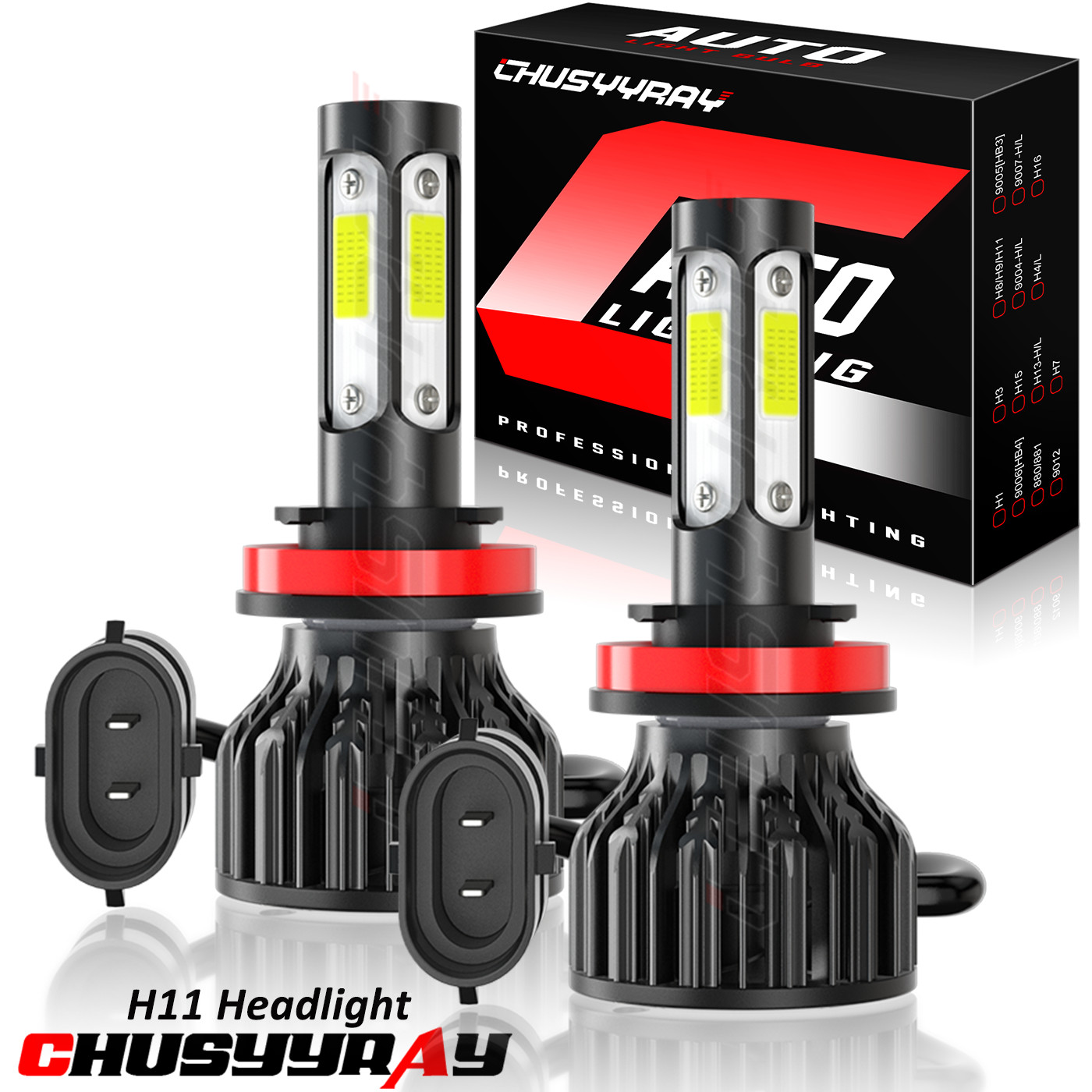For Honda Civic 2016-2021 – H11 LED Headlight Kit Low Beam Bulbs