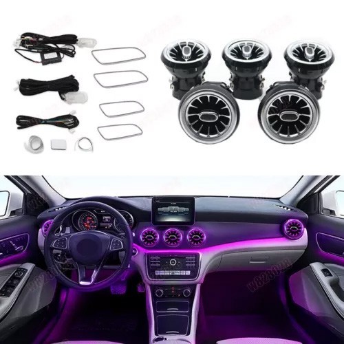 LED Air Vent Ambient Light For Mercedes Benz W117 CLA180 CLA200 CLA250 CLA45 5pc
