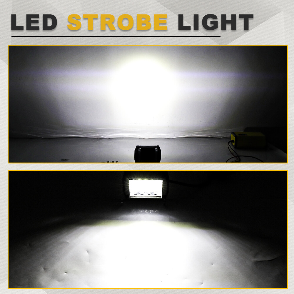 Roof 50″ + Bumper 20“ LED Light Bar + 2x 4″ Pods For Jeep Wrangler JK TJ YJ CJ