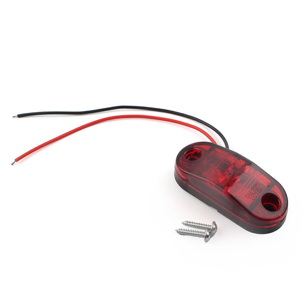 12V 2 SMD LED Side Marker Light Trailer Light For Truck Trailer RV SUV Car