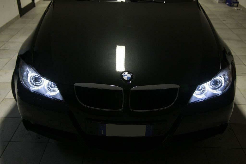 160W White H8 LED Angel Eye Halo Ring Bulbs for BMW E90 E92 E93 E60 E61 X5 X6 Z4