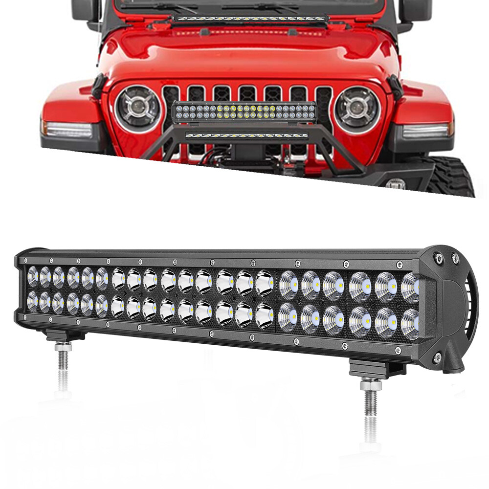 Offroad 20″ LED Lower Bumper Work Light Bar Spot Flood Driving UTV For Ford F150